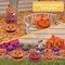 Halloween Yard Decor, 34" Ornamental Garden Stakes with Three Pumpkins Halloween Party Decorations: Garden Lawn Patio with Jack O' Lantern Metal Yard Signs